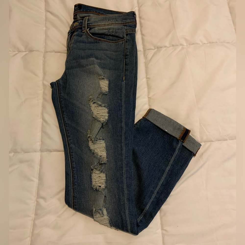Blue Sneak Peek Jeans